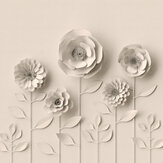 Panoramique Cut Flowers - Beige - Metropolitan Stories. Cliquez pour en savoir plus et lire la description.