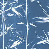 Bamboo Wallpaper - Cobalt - by Dado Atelier. Click for more details and a description.