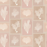 Sea Fans Wallpaper - Blush - by Dado Atelier. Click for more details and a description.
