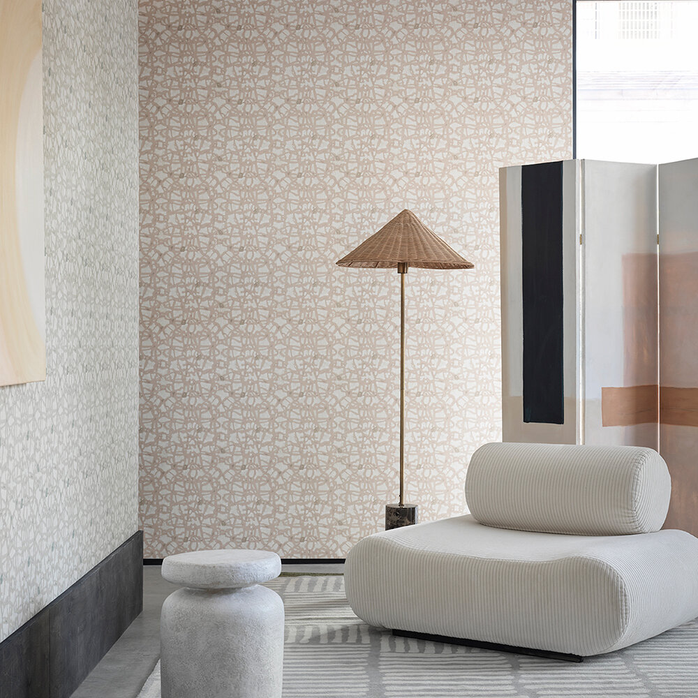 Lineament Wallpaper - Plaster - by Dado Atelier