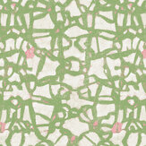 Lineament Wallpaper - Green - by Dado Atelier. Click for more details and a description.