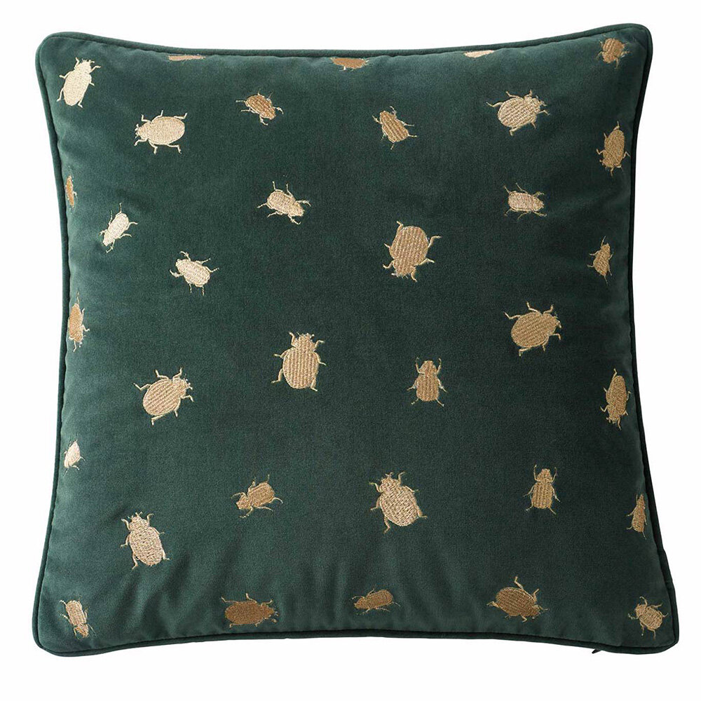 Firefly cushion - Emerald - by Wedgwood by Clarke & Clarke