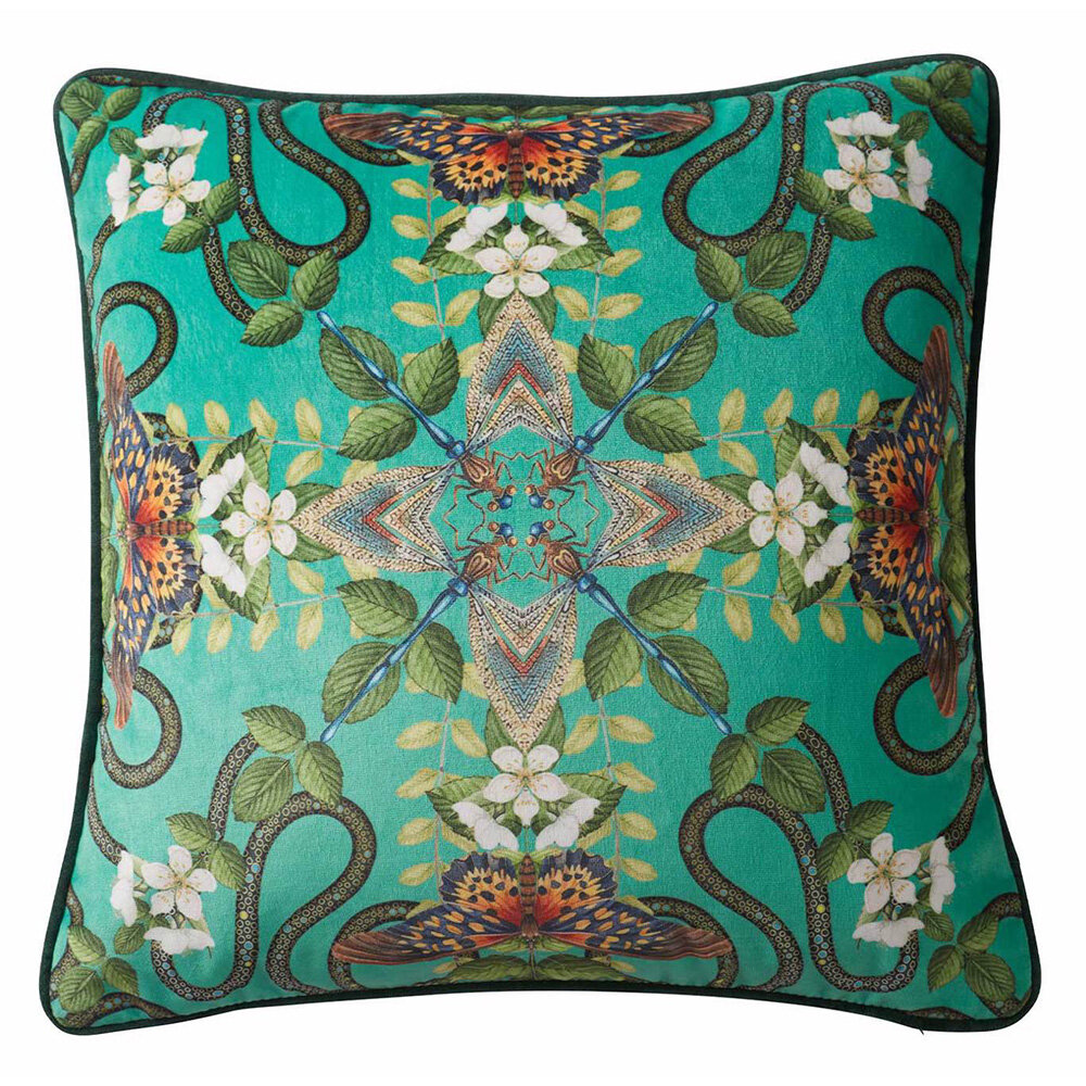 Forest cushion - Emerald - by Wedgwood by Clarke & Clarke