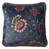 Tonquin cushion - Midnight - by Wedgwood by Clarke & Clarke. Click for more details and a description.