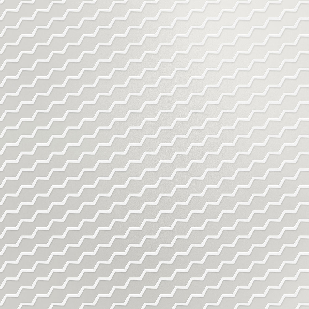 BUZZ Wallpaper - White Flock / Silver Lustre - by Erica Wakerly