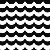 SCOOP Wallpaper - Black / White - by Erica Wakerly. Click for more details and a description.
