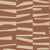 Levels Wallpaper - Terracotta - by Eijffinger. Click for more details and a description.