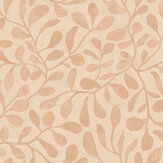 Pure Leaf Wallpaper - Pastel Orange - by Eijffinger. Click for more details and a description.