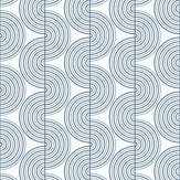 Zen Geo Wallpaper - White / Blue - by NextWall. Click for more details and a description.