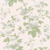 Chantilly Wallpaper - Silver - by Colefax and Fowler. Click for more details and a description.