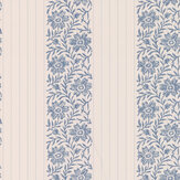 Alys Wallpaper - Navy - by Colefax and Fowler. Click for more details and a description.