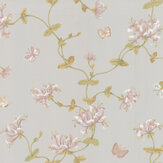 Honeysuckle Garden Wallpaper - Old Blue - by Colefax and Fowler. Click for more details and a description.