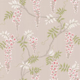 Grayshott Wallpaper - Pink - by Colefax and Fowler. Click for more details and a description.