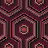 Kubrik Wallpaper - Rum Red - by Carmine Lake. Click for more details and a description.