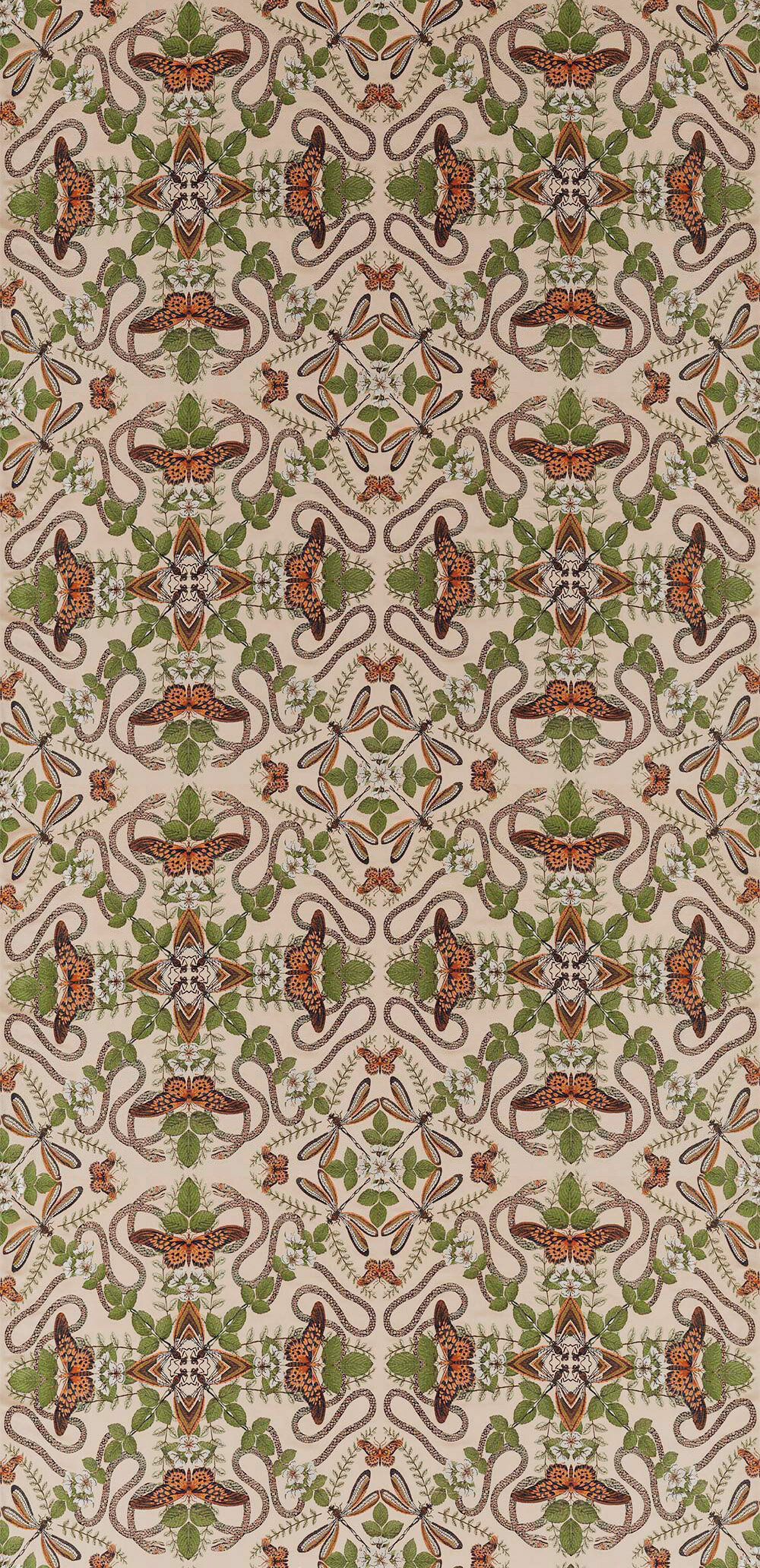 Emerald Forest Jacquard Fabric - Blush - by Wedgwood by Clarke & Clarke