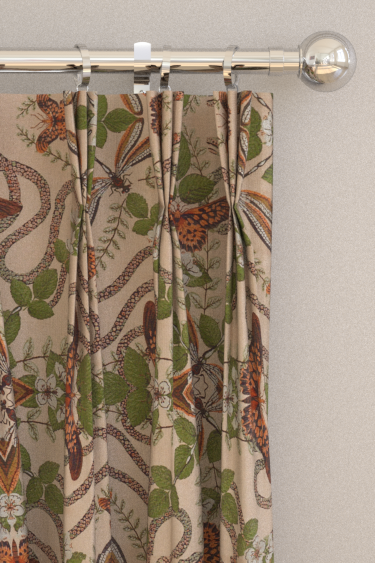 Emerald Forest Jacquard Curtains - Blush - by Wedgwood by Clarke & Clarke. Click for more details and a description.