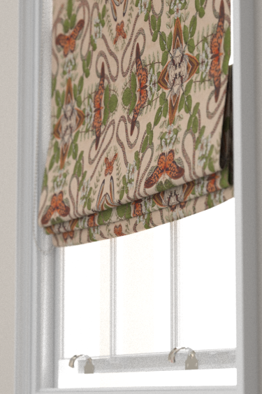 Emerald Forest Jacquard Blind - Blush - by Wedgwood by Clarke & Clarke. Click for more details and a description.