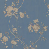 Darcy Wallpaper - Old Blue - by Colefax and Fowler. Click for more details and a description.