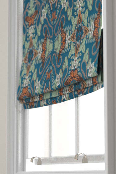 Emerald Forest Jacquard Blind - Midnight - by Wedgwood by Clarke & Clarke. Click for more details and a description.