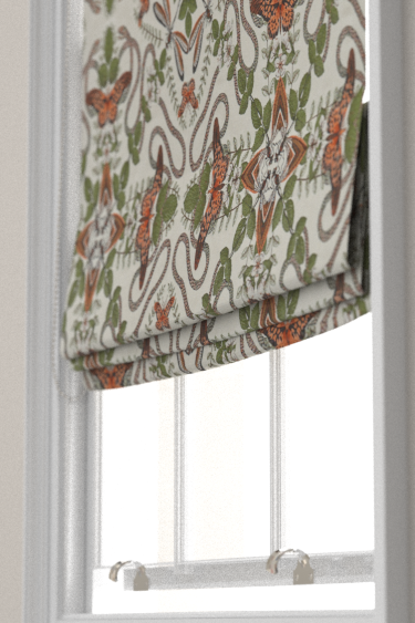 Emerald Forest Jacquard Blind - Smoke - by Wedgwood by Clarke & Clarke. Click for more details and a description.