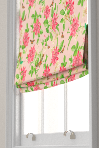 Pink Lotus Velvet Blind - Blush - by Wedgwood by Clarke & Clarke. Click for more details and a description.