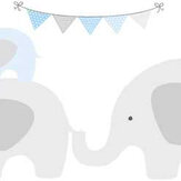 Frise Family Of Elephants - Gris - Albany. Cliquez pour en savoir plus et lire la description.