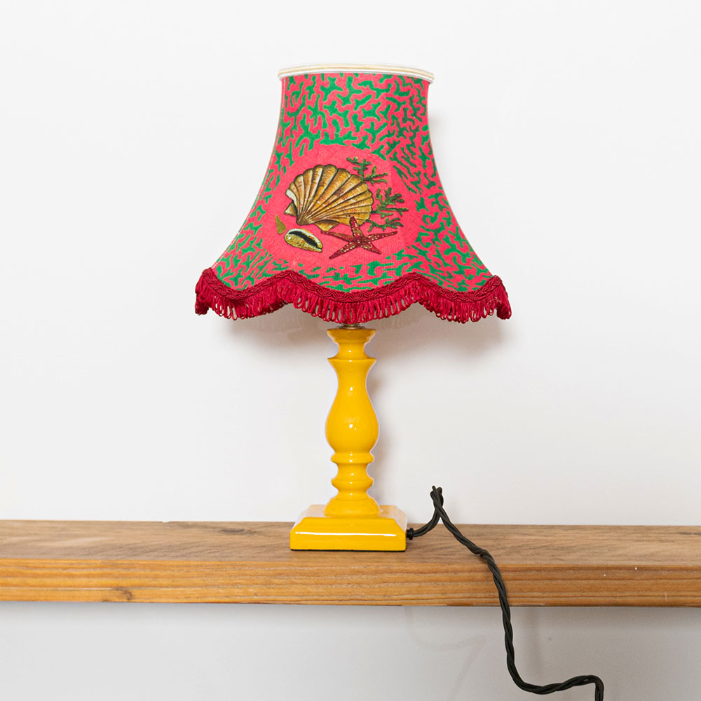 Treath Mini Sadie Lampshade Lamp Shade - Cerise - by Wear The Walls
