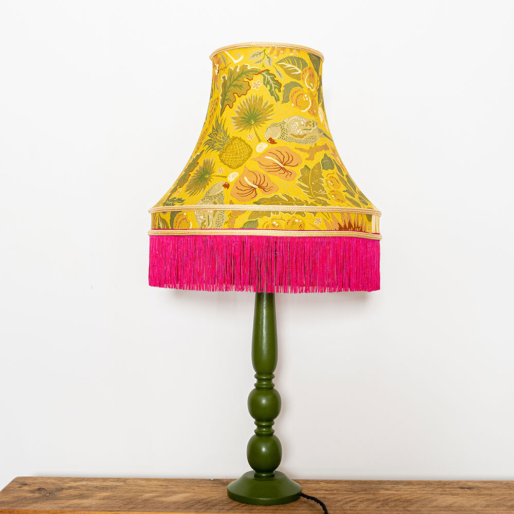 Oasis Stevie Skirted Lampshade Lamp Shade - Marigold - by Wear The Walls