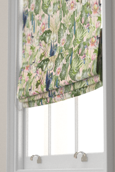 Waterlily Velvet Blind - Blush - by Wedgwood by Clarke & Clarke. Click for more details and a description.