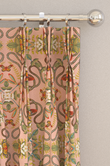 Emerald Forest  Curtains - Blush - by Wedgwood by Clarke & Clarke. Click for more details and a description.