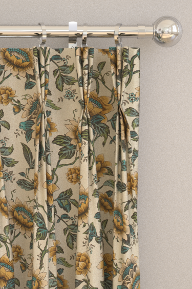Tonquin Linen Curtains - Chartreuse - by Wedgwood by Clarke & Clarke. Click for more details and a description.