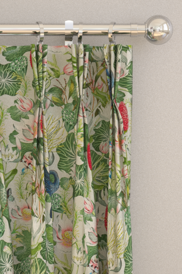 Waterlily  Curtains - Dove - by Wedgwood by Clarke & Clarke. Click for more details and a description.