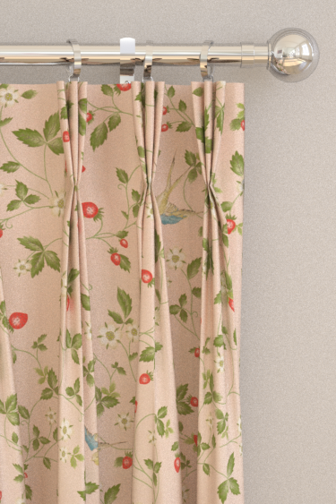Wild Strawberry  Curtains - Blush - by Wedgwood by Clarke & Clarke. Click for more details and a description.
