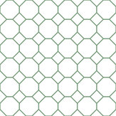 Hexagon Wallpaper - White / Green - by Galerie. Click for more details and a description.