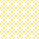 Mini Print Wallpaper - Yellow - by Galerie. Click for more details and a description.