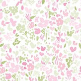 Ditsy Floral Wallpaper - Blush - by Galerie. Click for more details and a description.