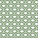 Scales Wallpaper - Green - by Galerie. Click for more details and a description.