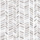 Zig Zag Wallpaper - Grey - by Galerie. Click for more details and a description.