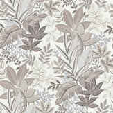 Foliage Wallpaper - Grey - by Galerie