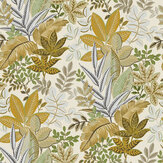 Foliage Wallpaper - Yellow - by Galerie. Click for more details and a description.