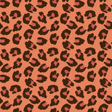 Leopard Wallpaper - Orange - by Galerie. Click for more details and a description.