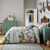 Springtime Floral Bedding Set Duvet Cover - Grey - by Joules. Click for more details and a description.