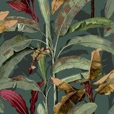 Banana Palm Wallpaper - Green - by Galerie. Click for more details and a description.