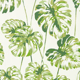 Kelapa  Wallpaper - Chalk/Palm/Emerald - by Harlequin. Click for more details and a description.