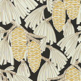 Foxley  Wallpaper - Nectar/Ebony  - by Harlequin. Click for more details and a description.