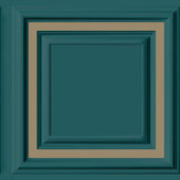 Stately Panel Wallpaper - Emerald Green - by Arthouse. Click for more details and a description.