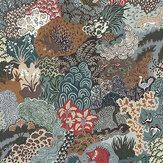 Whimsical Clumps Wallpaper - Multi - by Josephine Munsey. Click for more details and a description.