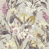 Florence Wallpaper - Zinc Orchid - by SketchTwenty 3. Click for more details and a description.