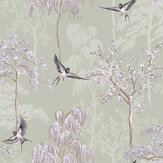 Japanese Garden Wallpaper - Grey - by Arthouse. Click for more details and a description.