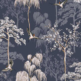 Japanese Garden Wallpaper - Blue - by Arthouse. Click for more details and a description.